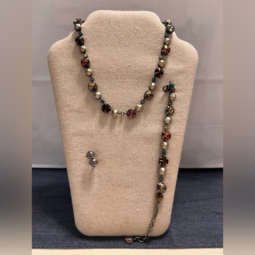 Sabika Fashion Jewelry - After Five choker, bracelet and earrings